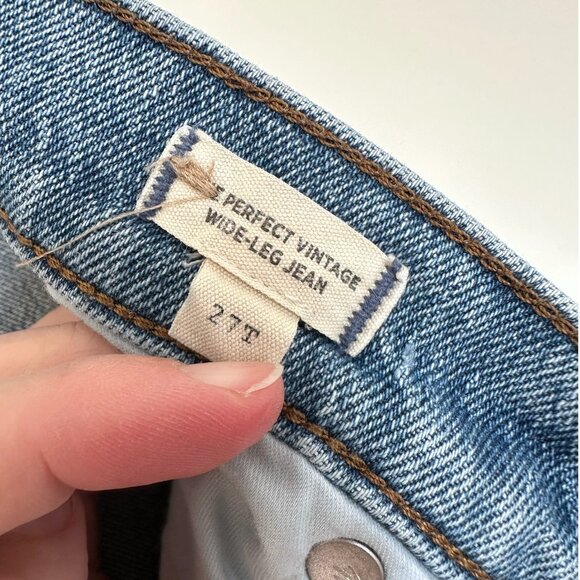 Madewell The Perfect Vintage Wide-Leg Jean 27Tall - Picture 5 of 6